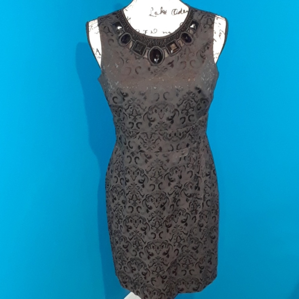 Isadora Collection designer brocade cocktail dress